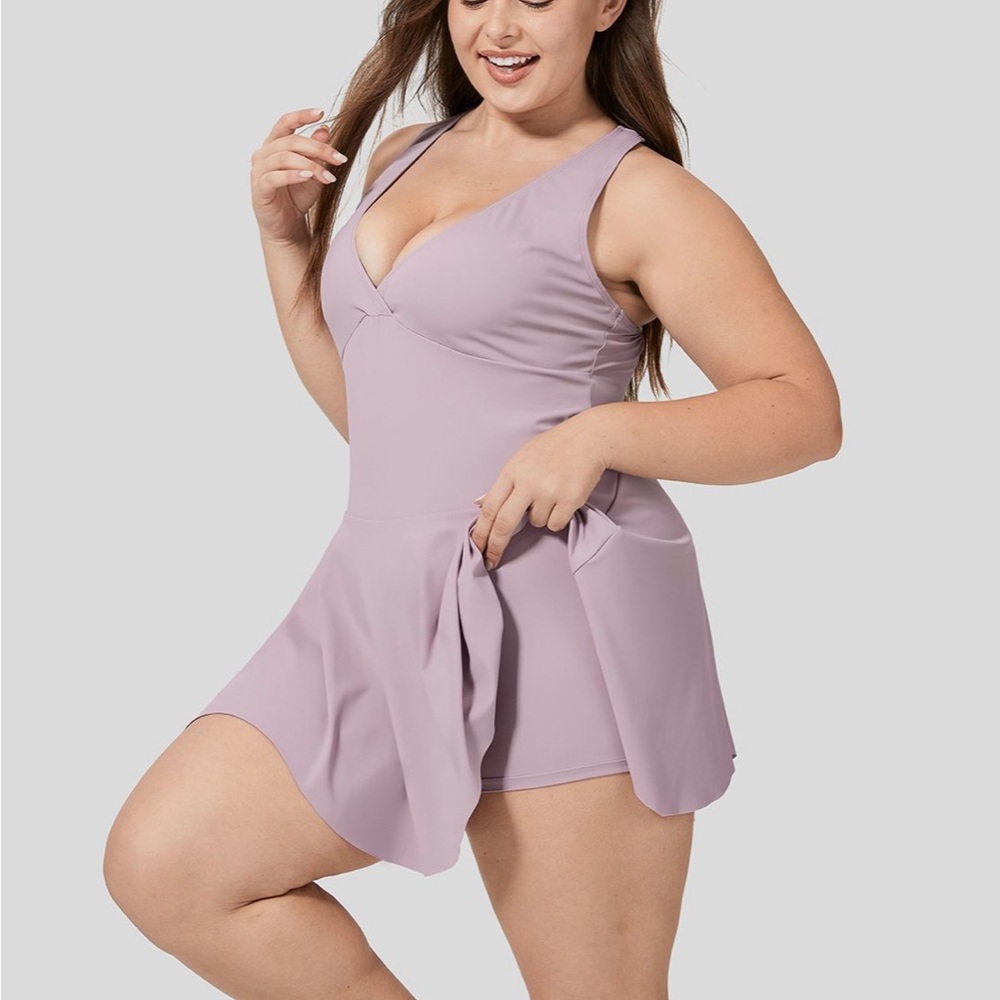 HALARA Lavender Sleeveless Dress - Picture 3 of 14